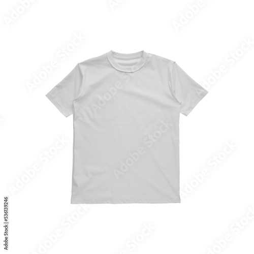 White Unisex Inside Out T-Shirt Front Mockup for Men and Women