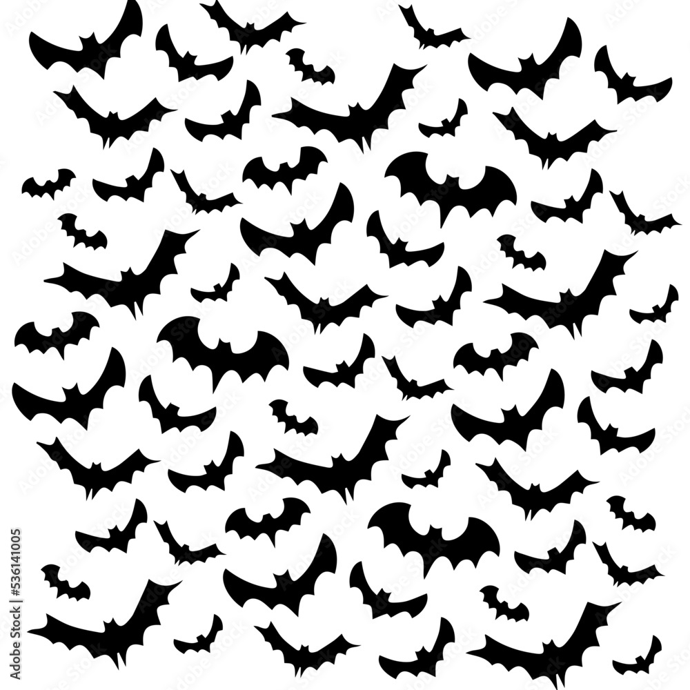 Fototapeta premium halloween bat pattern