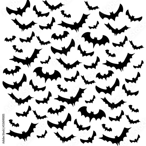 halloween bat pattern