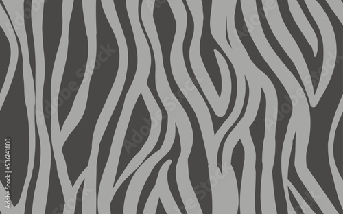 Abstract modern zebra seamless pattern. Animals trendy background. Grey decorative vector stock illustration for print, card, postcard, fabric, textile. Modern ornament of stylized skin