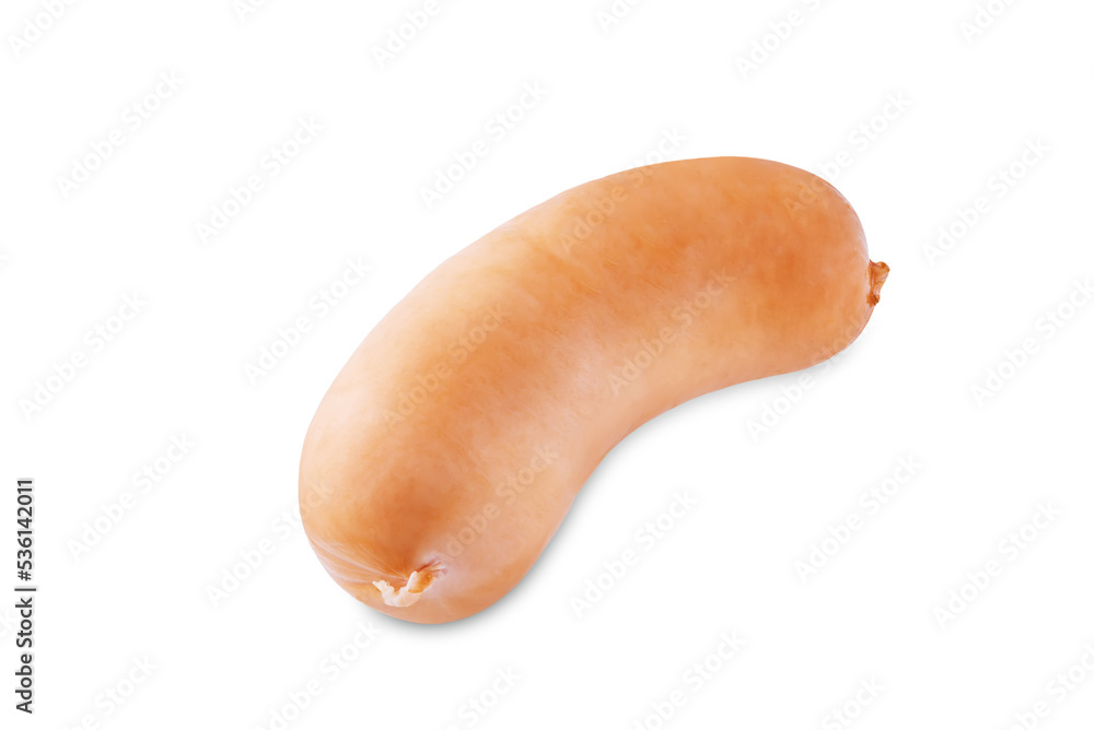 Sausage on a white isolated background Sausage on a white isolated background