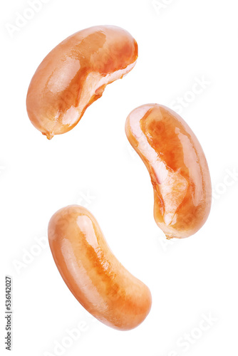 Sausage on a white isolated background