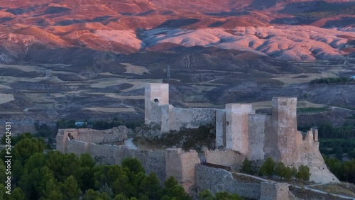 Main Castle of Emir Ayyub ibn Aviv Lajmi in the city of Calatayud. Saragossa. Aragon. Spain. Europe photo