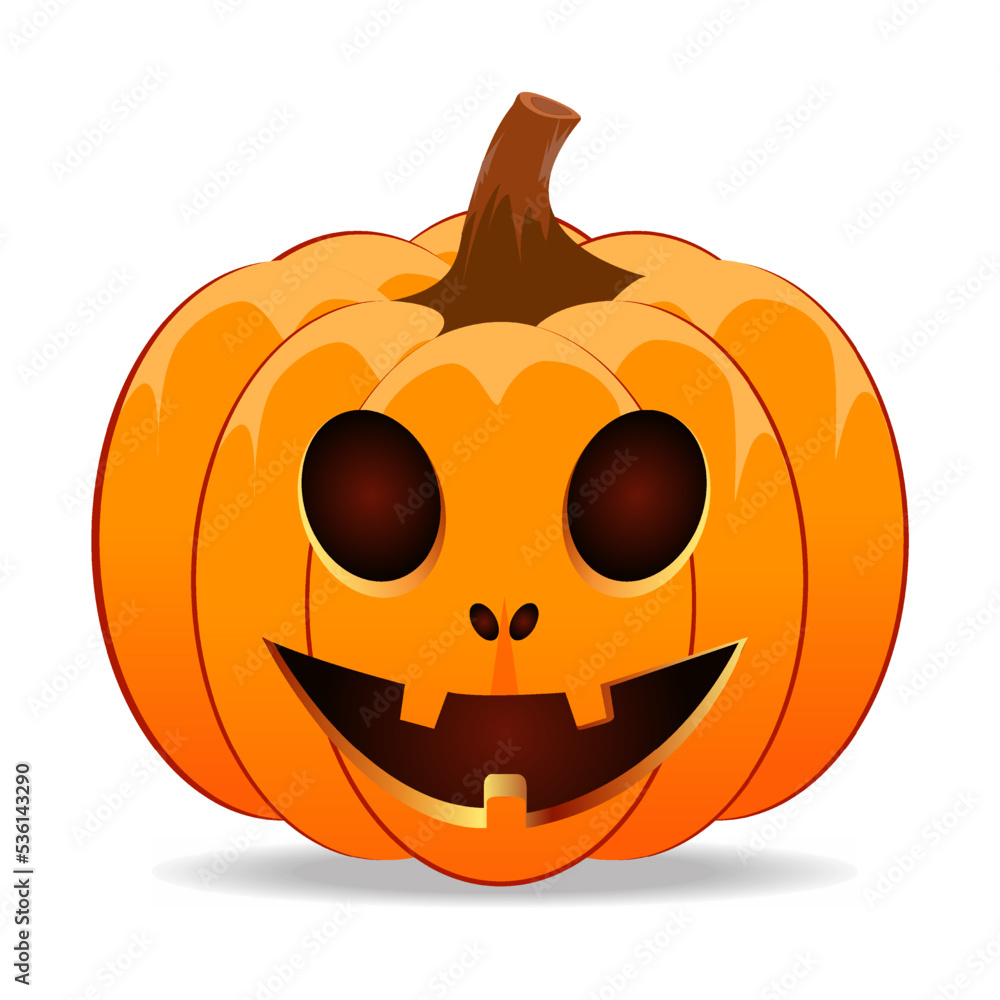 Fototapeta premium halloween holiday pumpki horror vector and background spooky celebration design party banner dark happy night poster