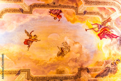 Canvas-taulu Chariot Heaven Painting St Augustine Cathedral Catholic Church Tuscon Arizona