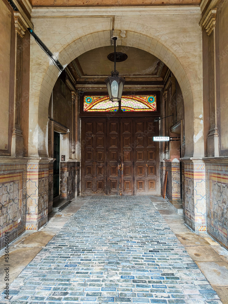 Fototapeta premium entrance to the church
