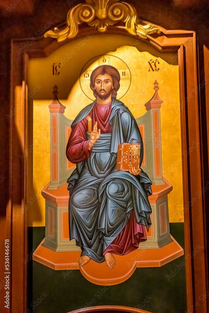 Jesus Christ Painting Sacrements Chapel St Augustine Cathedral Tucson Arizona