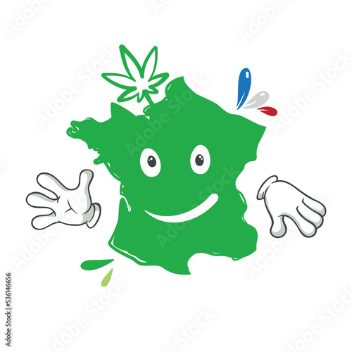 mascotte française pour le chanvre, CBD et THC