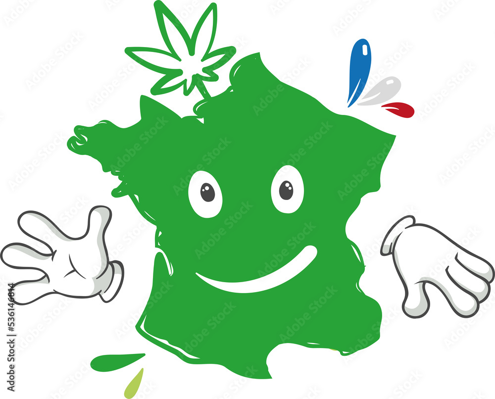 mascotte française pour le chanvre, CBD et THC mascotte française pour le chanvre, CBD et THC