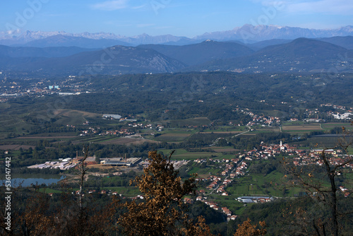 Vipava valley From Karst with Julian Alps in the Background - Slovenia