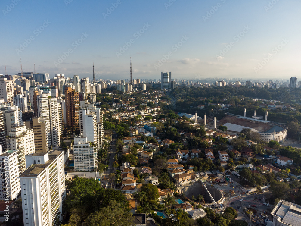 Fototapeta premium Aerial view of the