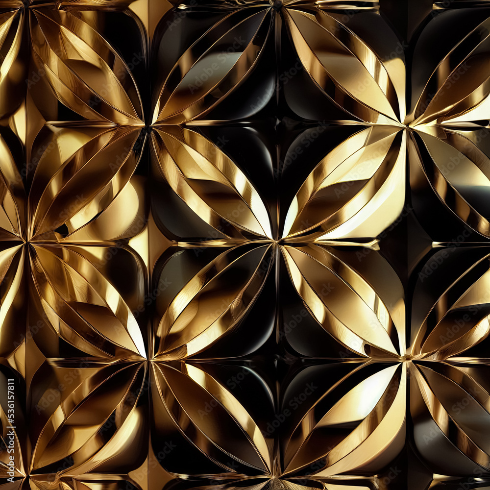 Black luxury gold metallic background, Abstract geometric premium design backdrop. 3D illustration. Black luxury gold metallic background, Abstract geometric premium design backdrop. 3D illustration.