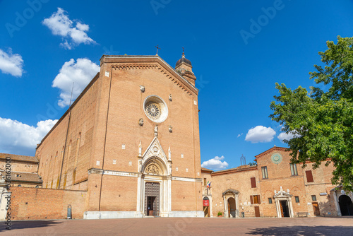 Obraz na płótnie Basilica di San Francesco, à Sienne, Italie w salonie