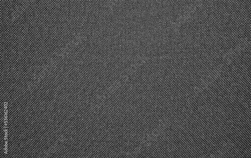 Texture of black dense woven fabric.Background of black dense textiles.Black fabric surface.