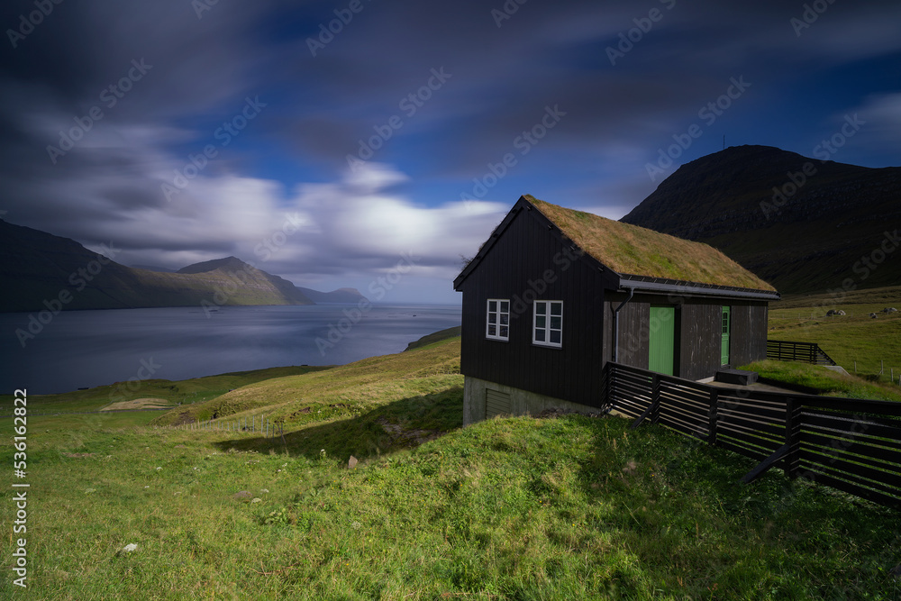 Traditional house in the Faroe Islands.