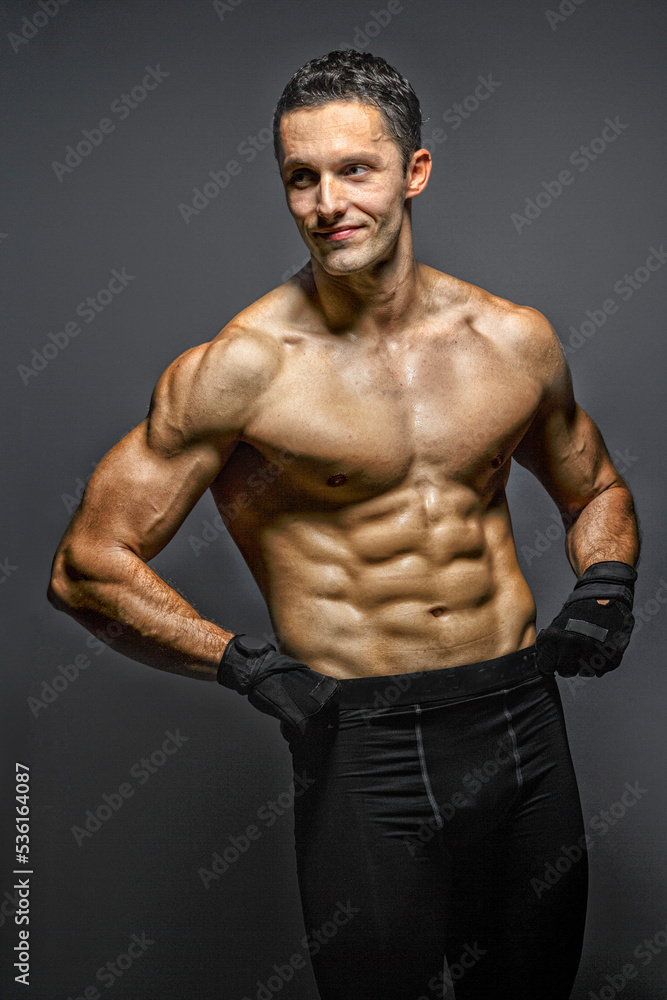 Portrait of a Muscular man Portrait of a Muscular man