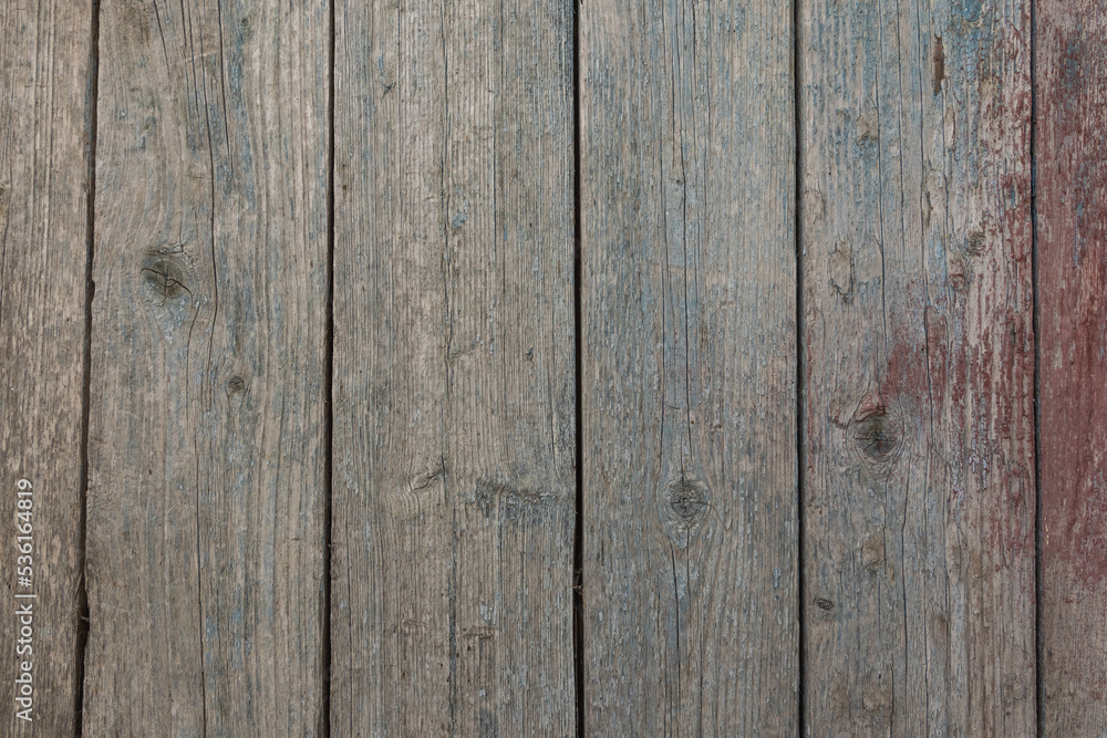 Texture of wooden boards, plank floor, worn boards on the floor, worn oak boards, space for text, wood texture, Wooden bridge, dry floorboards, carpentry