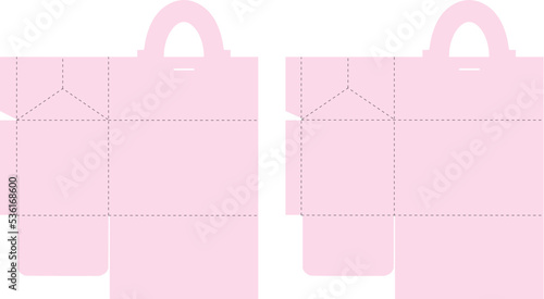 Ribbon Gift Bag Template