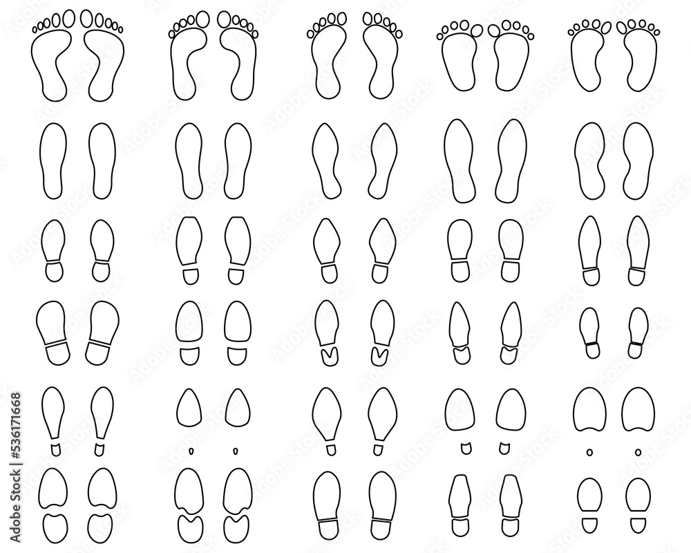 footprint collection footprint collection