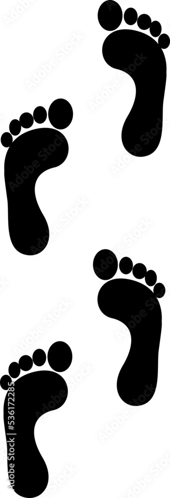 footprint foot steps footprint foot steps