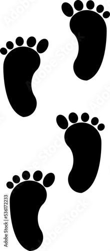 footprint foot steps