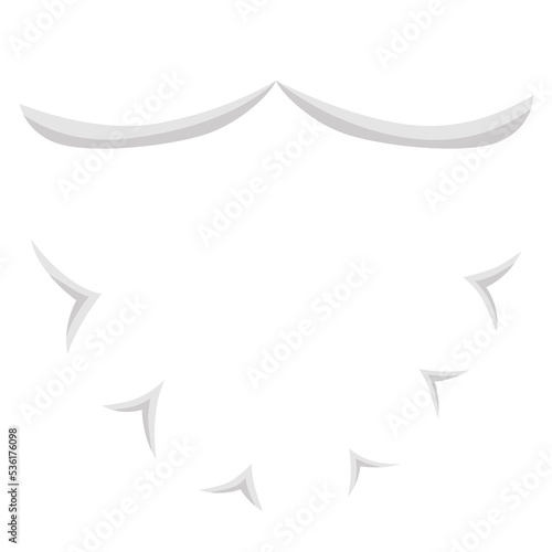 Christmas Santa moustache and beard.