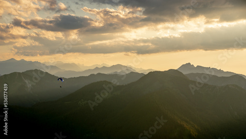 Abendstimmung in den Bergen