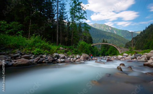 Old stone bridges in Rize photo