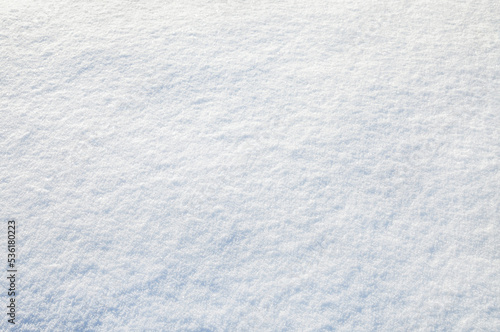 White snow surface