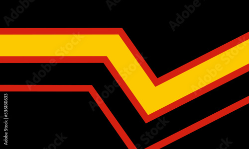 Rubber pride flag vector illustration, present fetish with rubber and latex in sex. Sexual identity. Kinky slave and bondage sex games liberties. Body in costume during intimate relations.