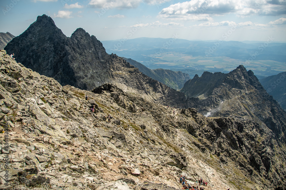 landscape in the mountains, High Tatras