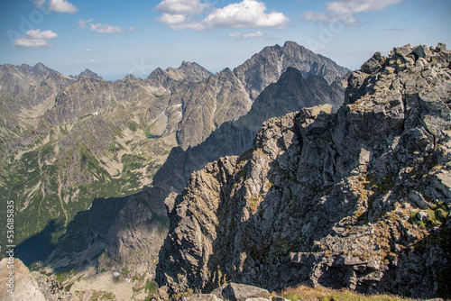 landscape in the mountains, High Tatras