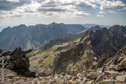landscape in the mountains  High Tatras