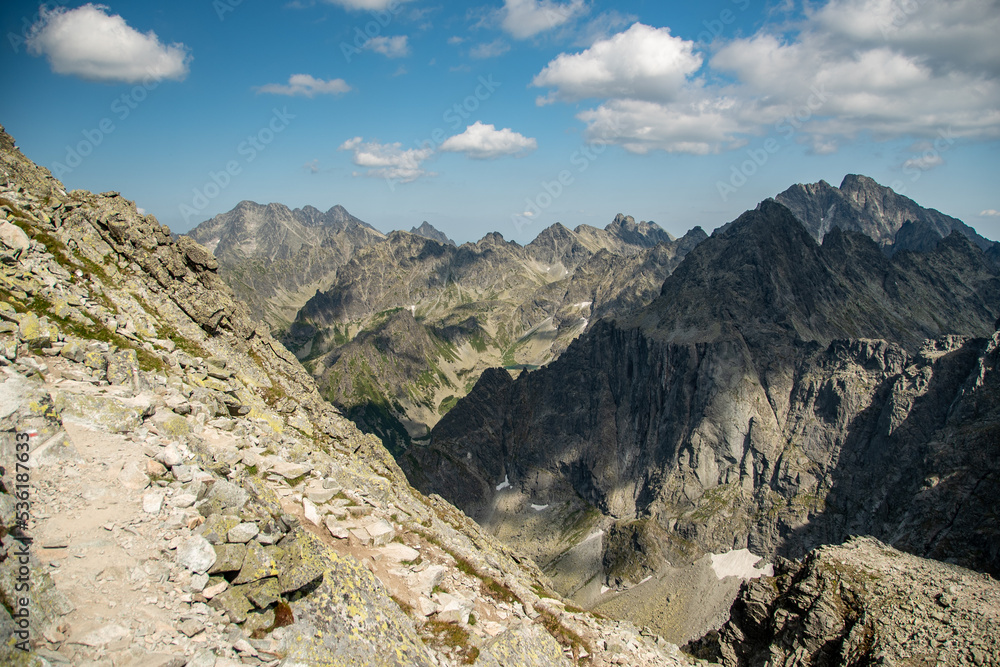 Fototapeta premium landscape in the mountains, High Tatras