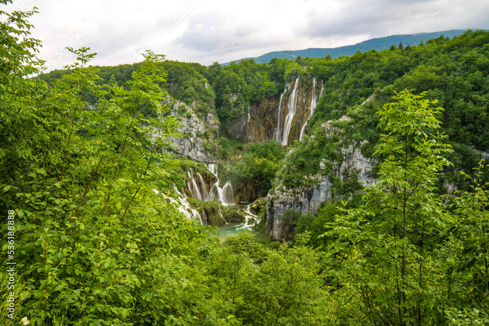 Nationalpark Plitvicer Seen in Kroatien, Wasserfälle 