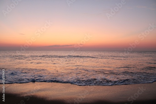 Sunrise on the beach 