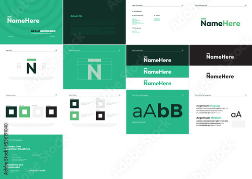Landscape Brand Manual Template