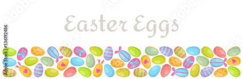 Vector illustration of a drawing for the Easter holiday.