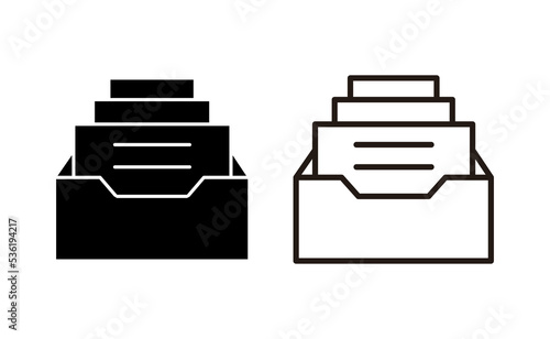 Archive folders icon vector for web and mobile app. Document vector icon. Archive storage icon.