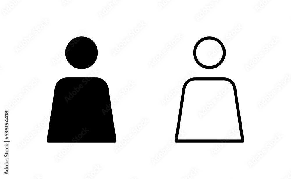 User Icon vector for web and mobile app. person sign and symbol. people icon. User Icon vector for web and mobile app. person sign and symbol. people icon.