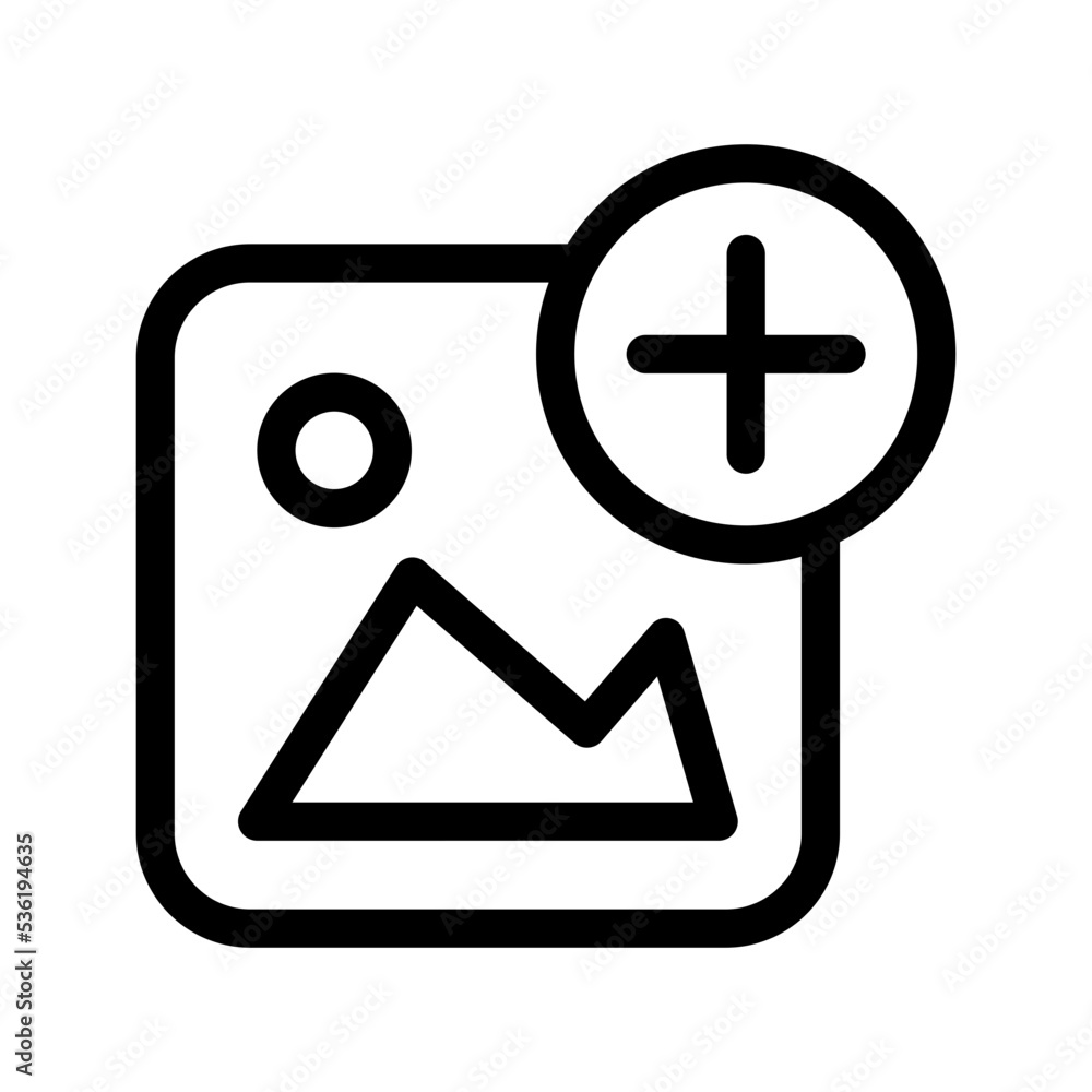 Add Photo Icon Vector Symbol Design Illustration Add Photo Icon Vector Symbol Design Illustration