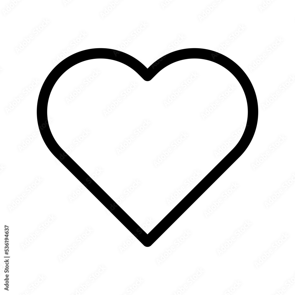 Heart Icon Vector Symbol Design Illustration Heart Icon Vector Symbol Design Illustration