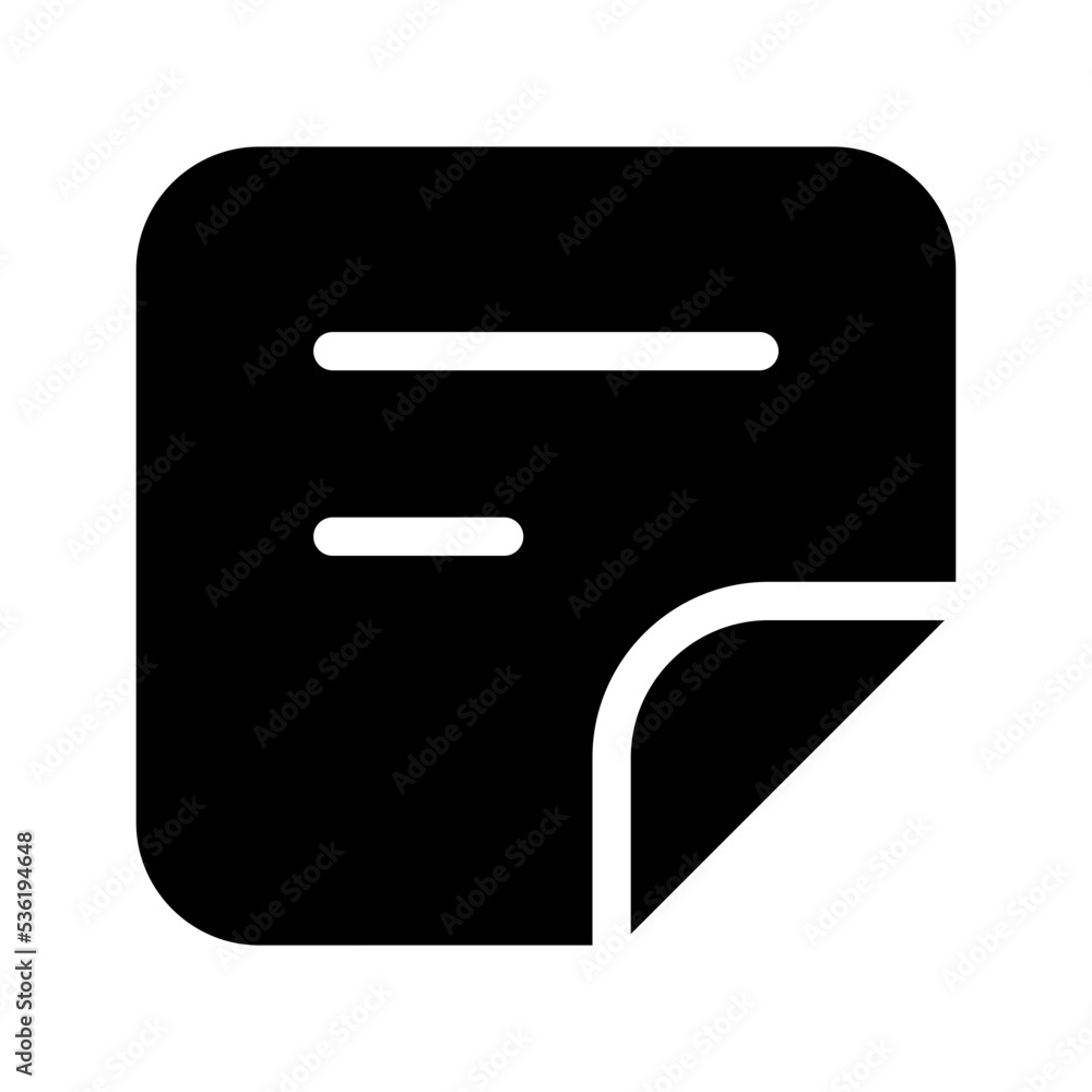 Document Icon Vector Symbol Design Illustration