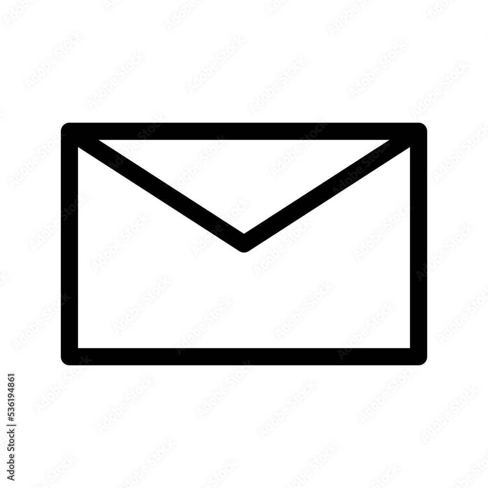 Envelope Icon Vector Symbol Design Illustration Envelope Icon Vector Symbol Design Illustration