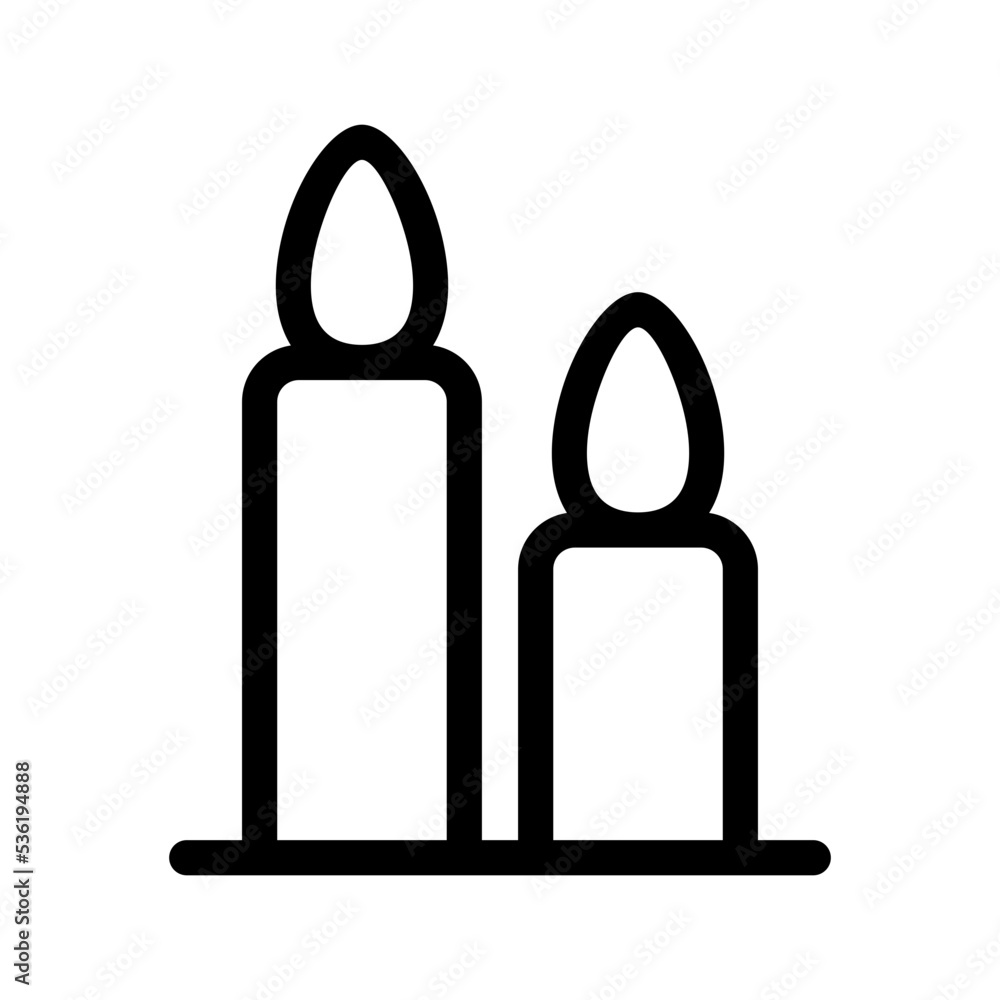 Candles Icon Vector Symbol Design Illustration Candles Icon Vector Symbol Design Illustration