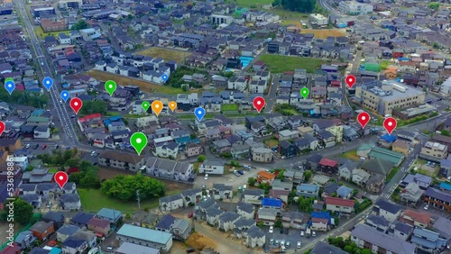 都市と位置情報　GPS