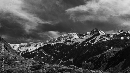 snow covered mountain