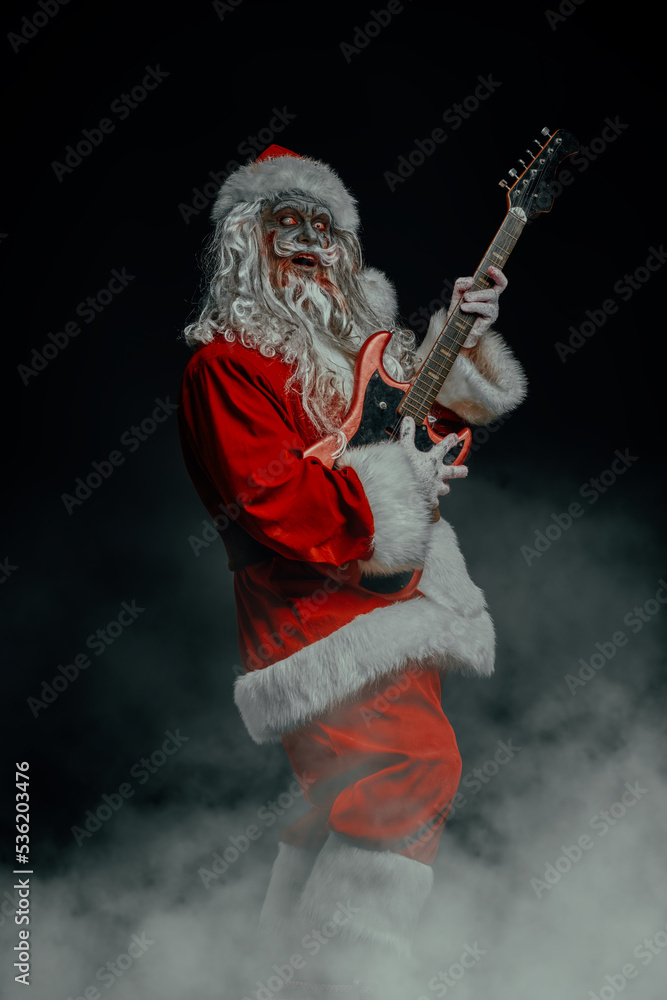 Fototapeta premium zombie party on christmas