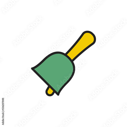 School Alarm Bell Icon Design Vector