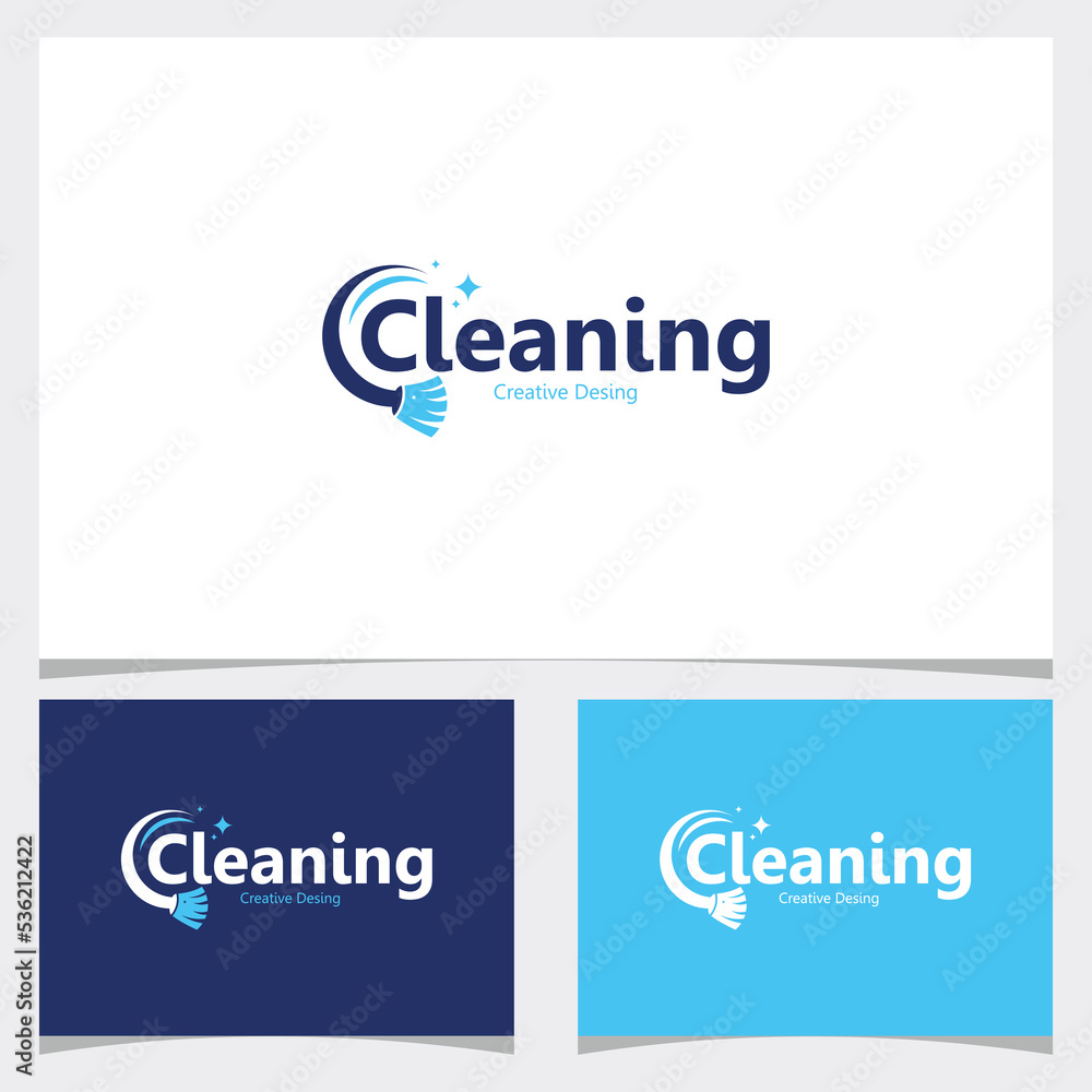 Cleaning logo icon vector isolated Cleaning logo icon vector isolated